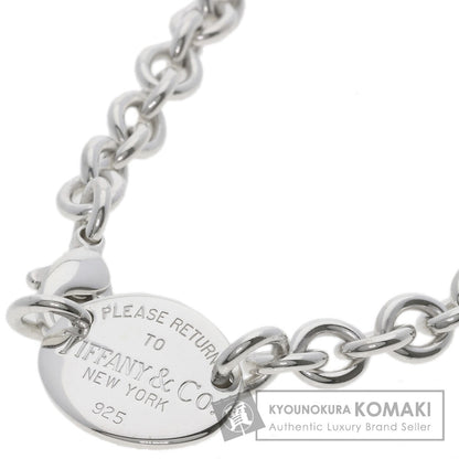 TIFFANY&Co. Return to oval tag Necklace Silver Ladies [Used]