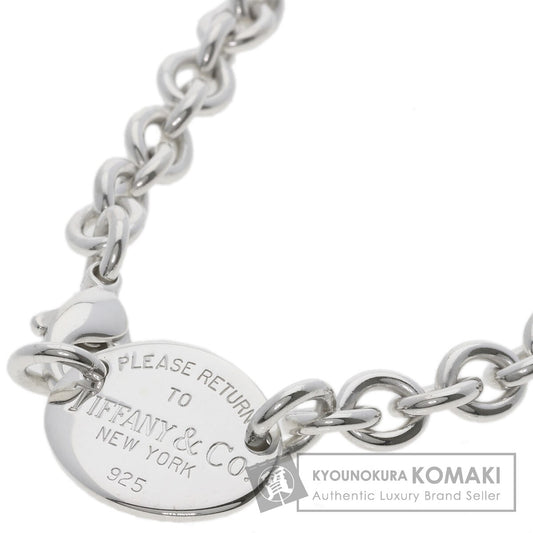 TIFFANY&Co. Return to oval tag Necklace Silver Ladies [Used]