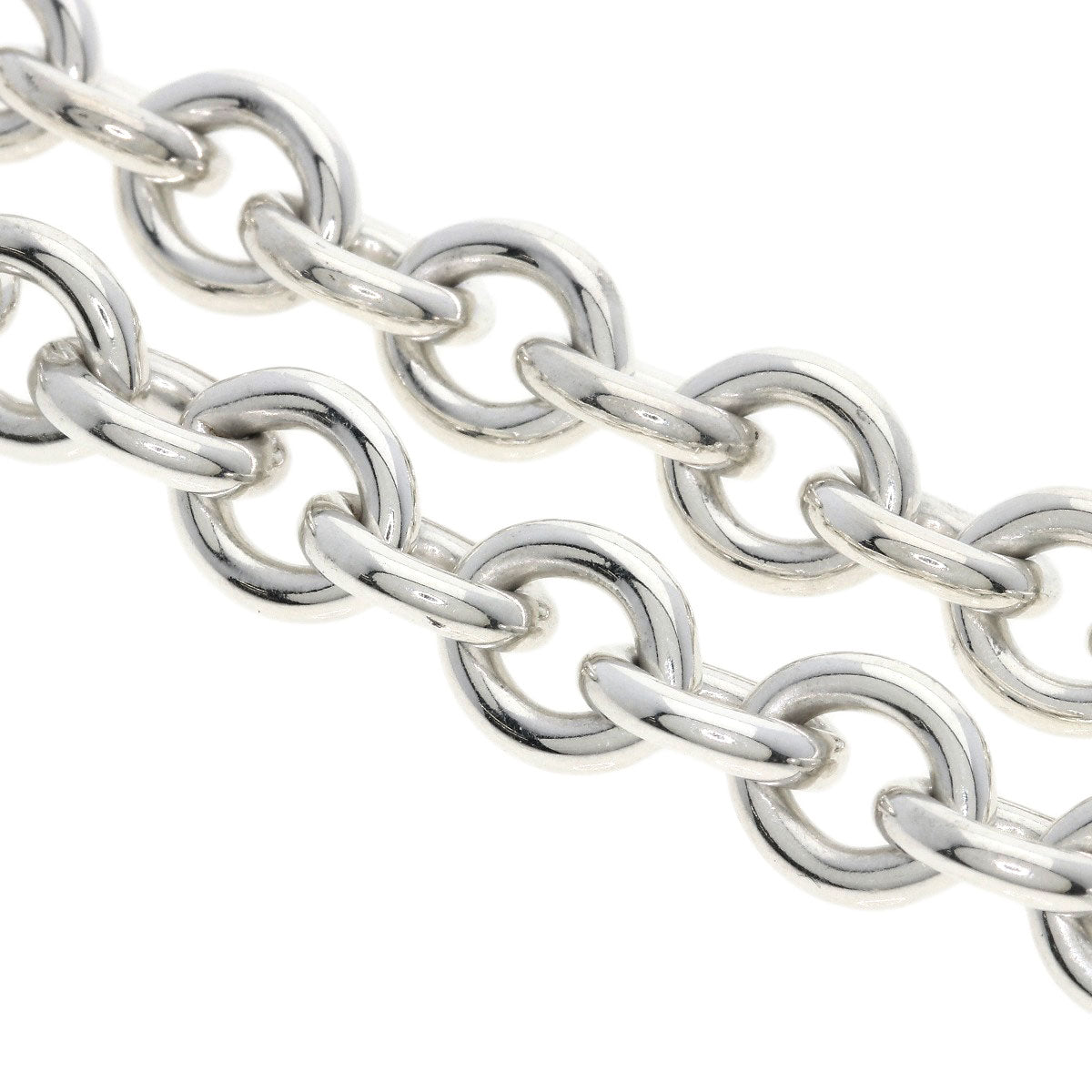 TIFFANY&Co. Return to oval tag Necklace Silver Ladies [Used]