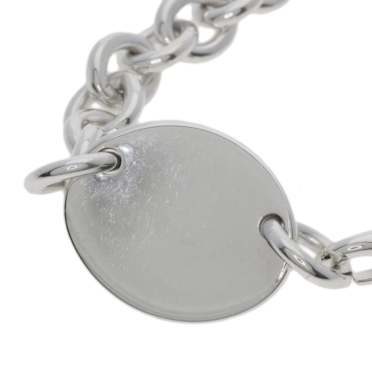 TIFFANY&Co. Return to oval tag Necklace Silver Ladies [Used]