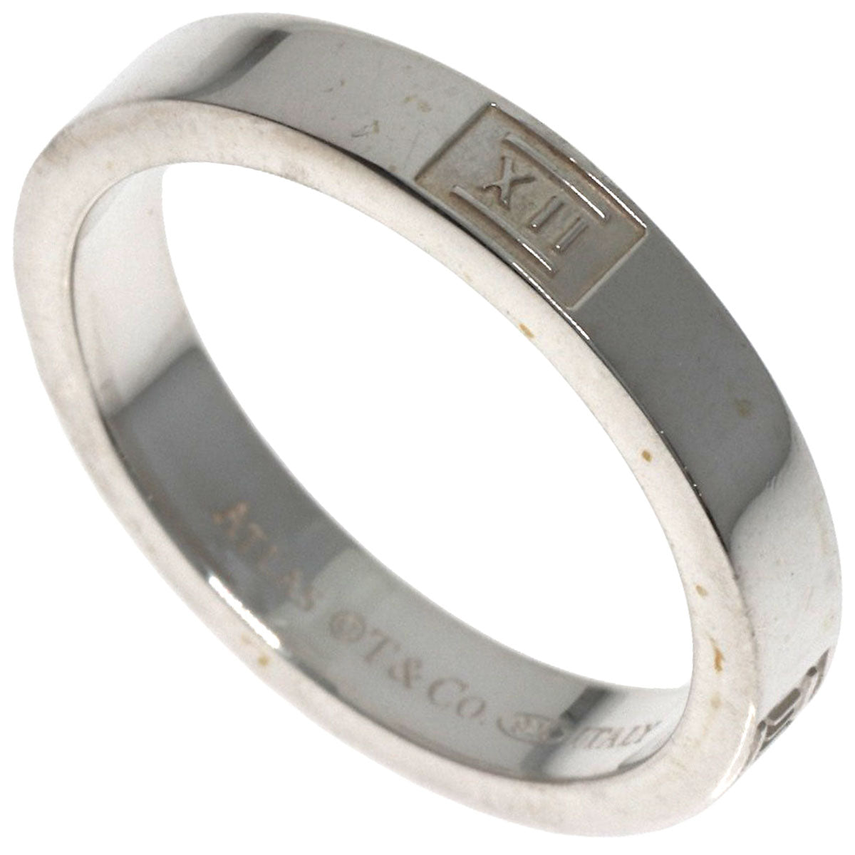 TIFFANY&Co. Atlas Ring Silver Ladies [Used]
