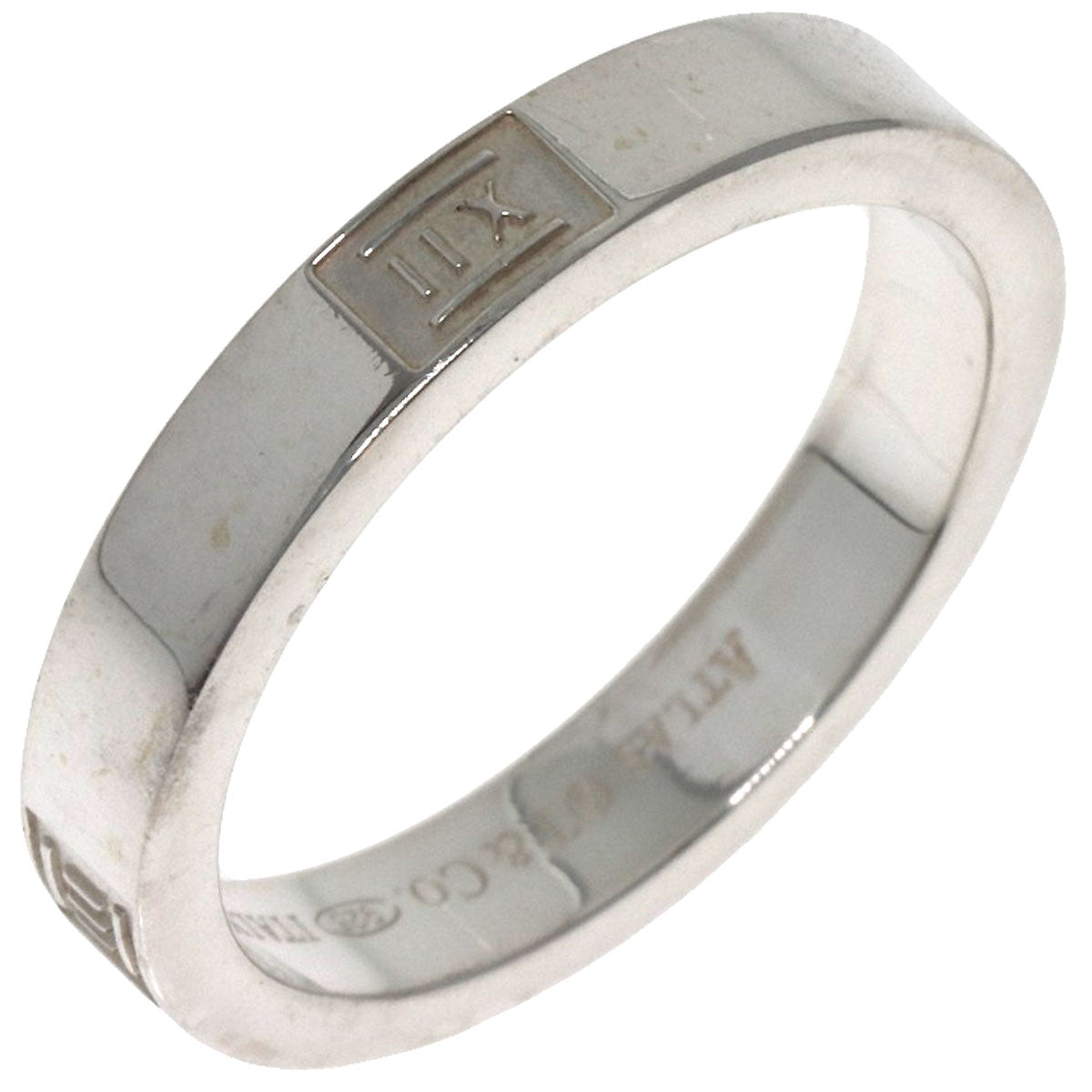 TIFFANY&Co. Atlas Ring Silver Ladies [Used]