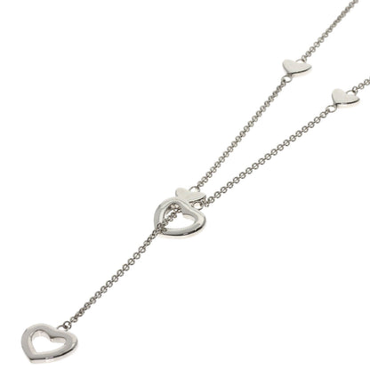 TIFFANY&Co. Heart Link Lariat Necklace Silver Ladies [Used]