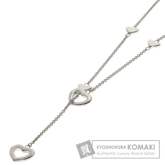 TIFFANY&Co. Heart Link Lariat Necklace Silver Ladies [Used]
