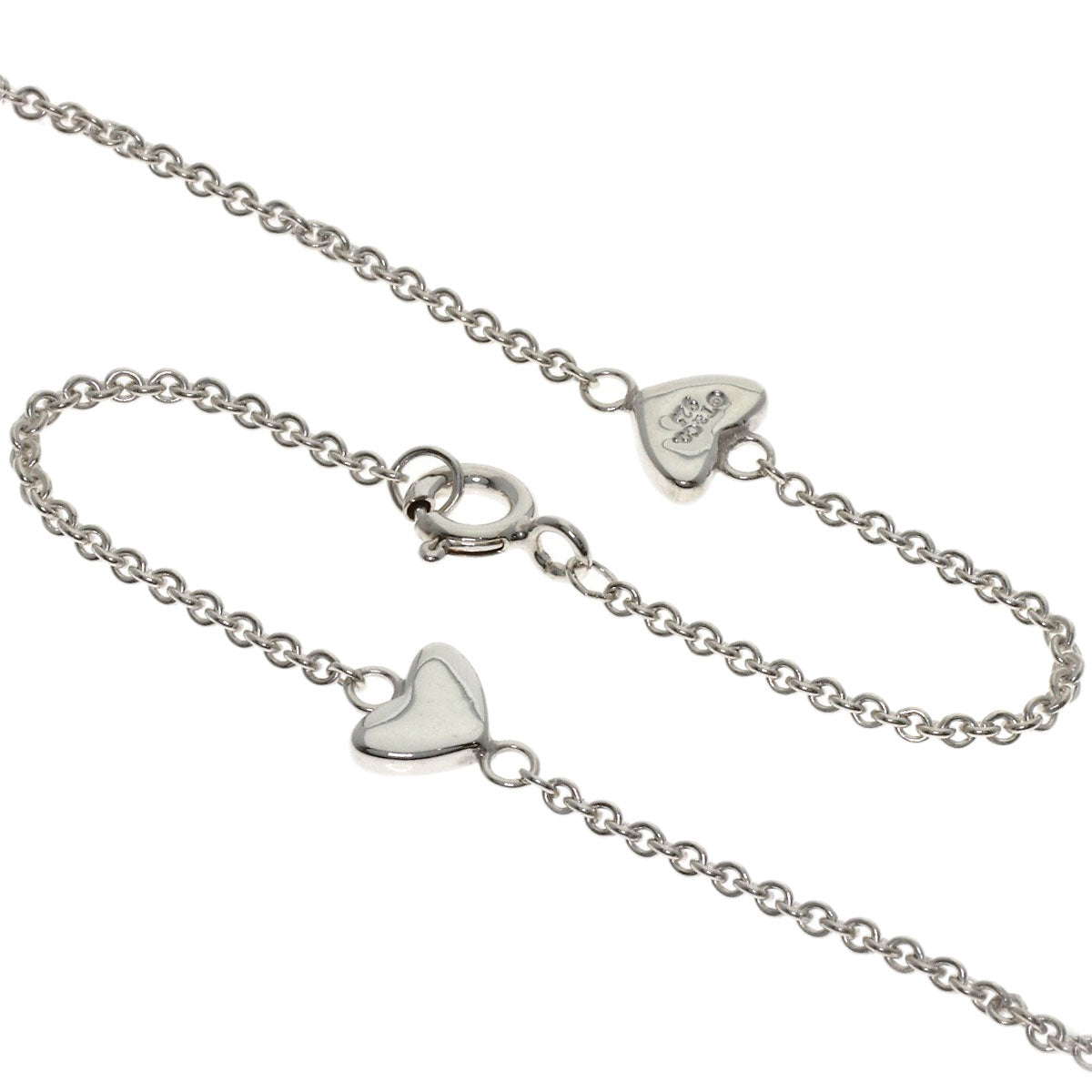 TIFFANY&Co. Heart Link Lariat Necklace Silver Ladies [Used]