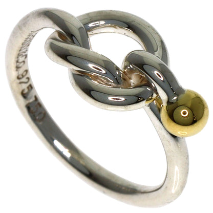 TIFFANY&Co. Love knot Ring Silver 18K Yellow GoldLadies [Used]