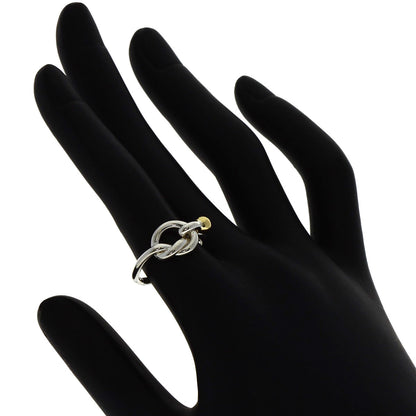 TIFFANY&Co. Love knot Ring Silver 18K Yellow GoldLadies [Used]