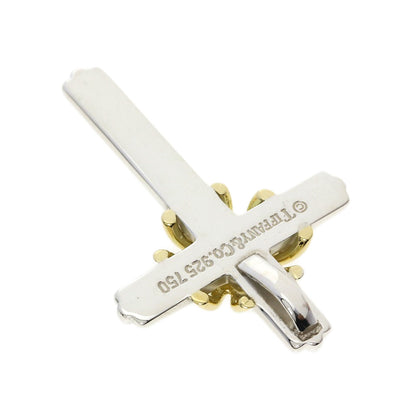 TIFFANY&Co. Signature cross Pendant top Silver 18K Yellow GoldLadies [Used]