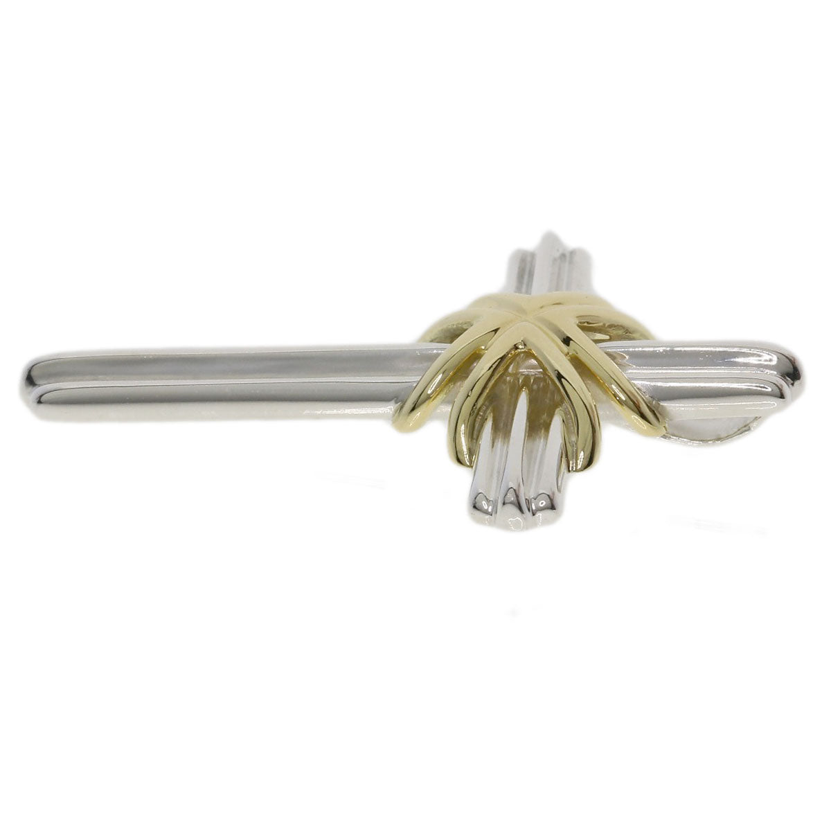 TIFFANY&Co. Signature cross Pendant top Silver 18K Yellow GoldLadies [Used]