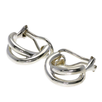 TIFFANY&Co. Paloma Picasso Cross Earring Silver Ladies [Used]