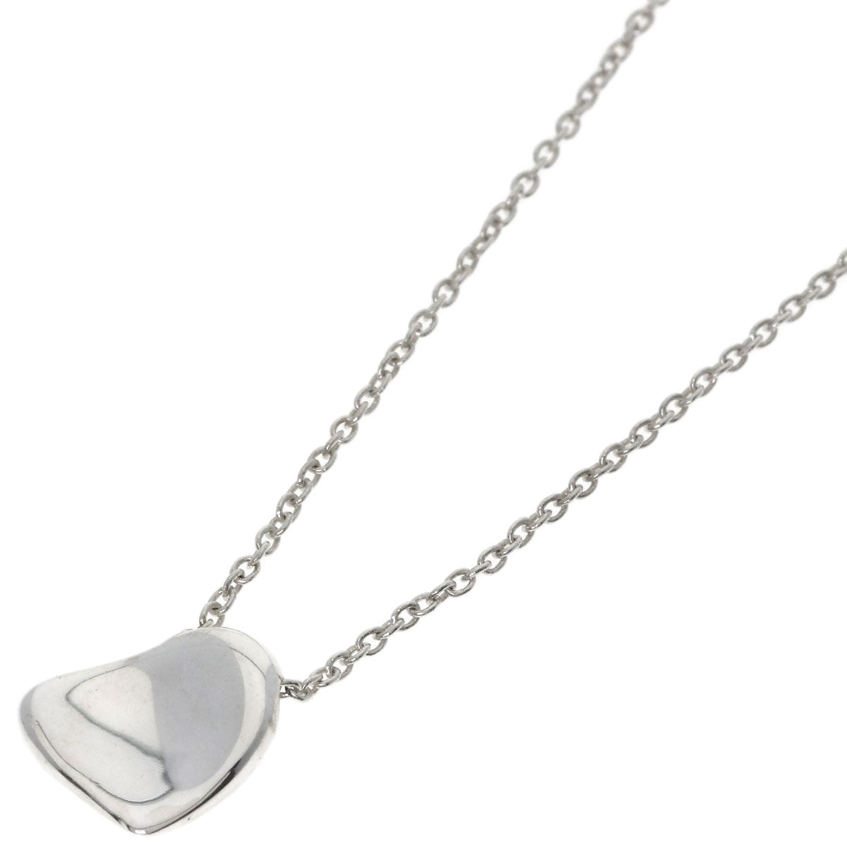 TIFFANY&Co. Full heart Necklace Silver Ladies [Used]