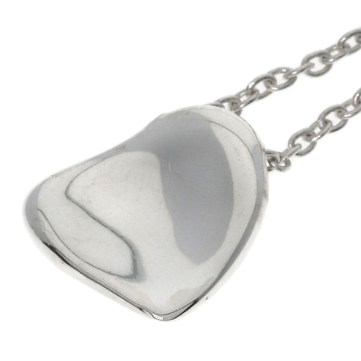 TIFFANY&Co. Full heart Necklace Silver Ladies [Used]