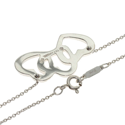 TIFFANY&Co. Triple heart Necklace Silver Ladies [Used]