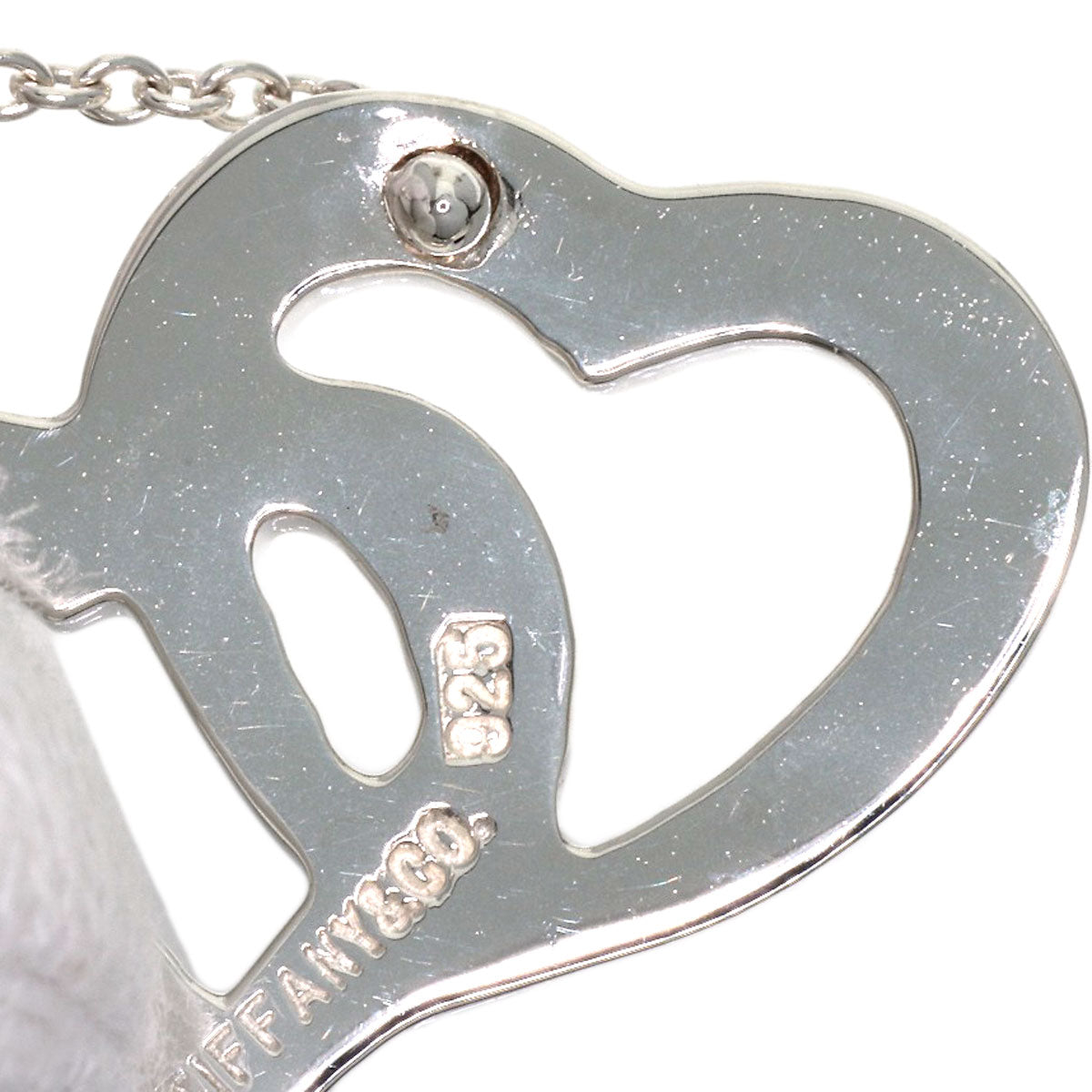TIFFANY&Co. Triple heart Necklace Silver Ladies [Used]