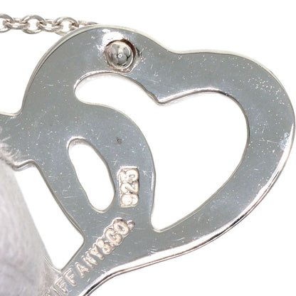 TIFFANY&Co. Triple heart Necklace Silver Ladies [Used]