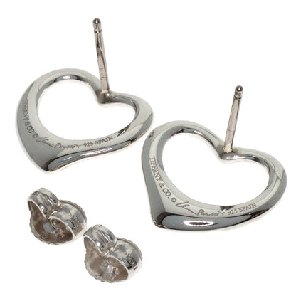 TIFFANY&Co. Open heart earring Silver K14WGLadies [Used]