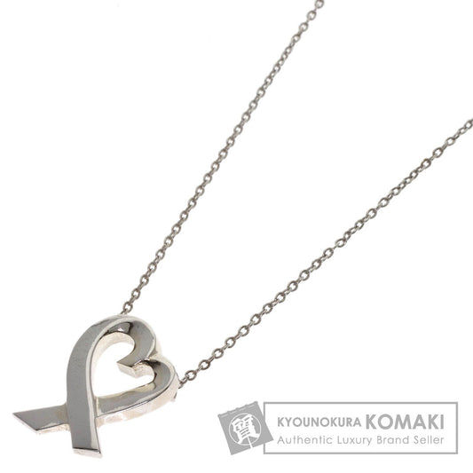 TIFFANY&Co. Loving heart Necklace Silver Ladies [Used]