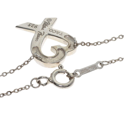 TIFFANY&Co. Loving heart Necklace Silver Ladies [Used]
