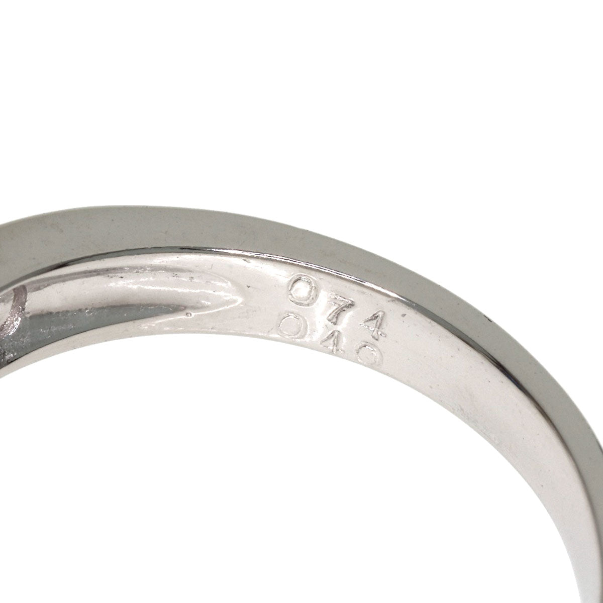 0.74ct Sapphire Diamond Ring Platinum PT900 5.7g　Ladies