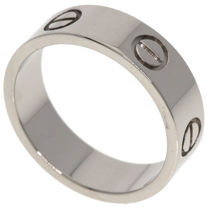 CARTIER love ring #52 Ring K18 White Gold Ladies [Used]