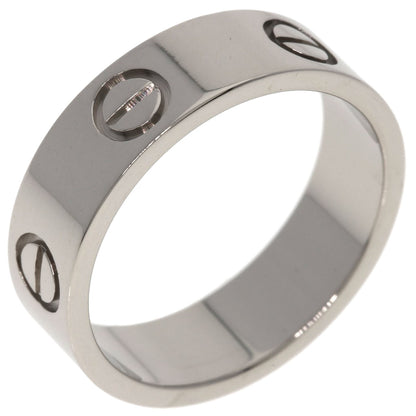 CARTIER love ring #52 Ring K18 White Gold Ladies [Used]
