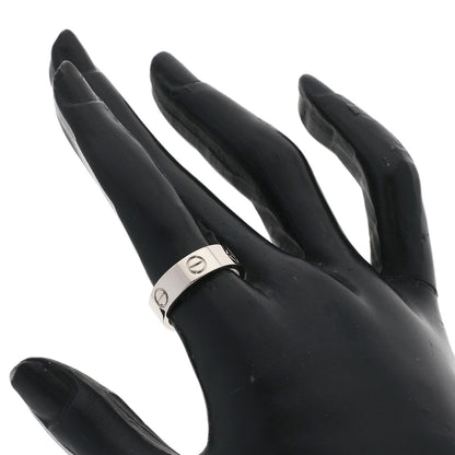 CARTIER love ring #52 Ring K18 White Gold Ladies [Used]
