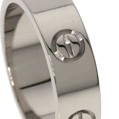 CARTIER love ring #52 Ring K18 White Gold Ladies [Used]