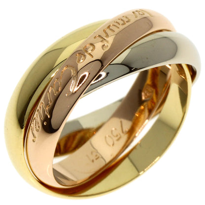 CARTIER Trinity #51 Ring K18 Yellow Gold K18 White GoldLadies [Used]