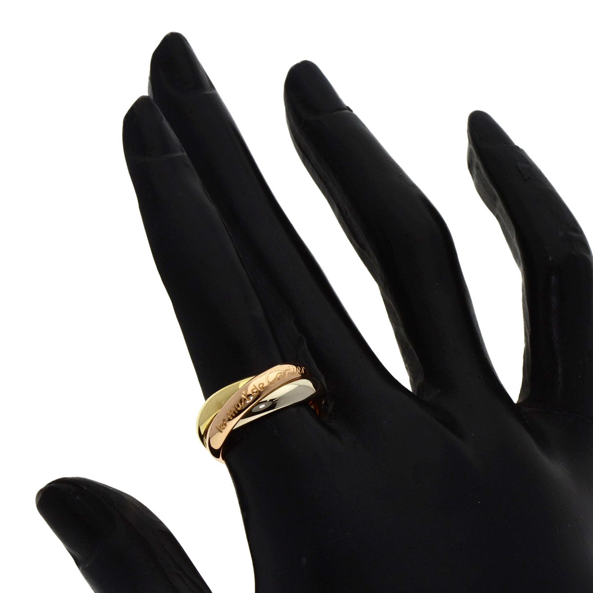CARTIER Trinity #51 Ring K18 Yellow Gold K18 White GoldLadies [Used]