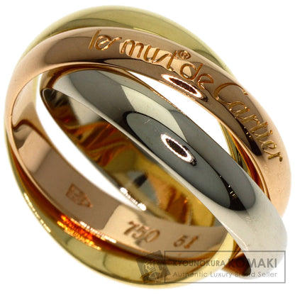 CARTIER Trinity #51 Ring K18 Yellow Gold K18 White GoldLadies [Used]