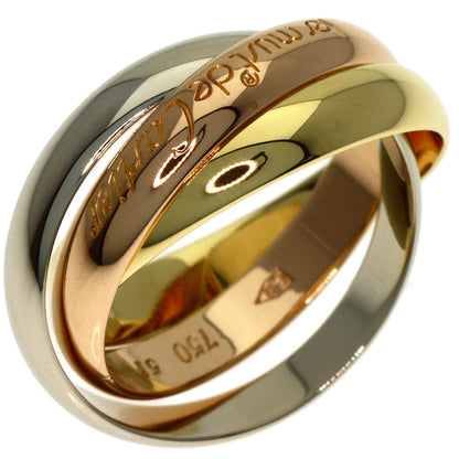 CARTIER Trinity #51 Ring K18 Yellow Gold K18 White GoldLadies [Used]