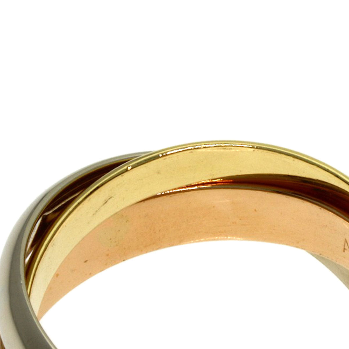 CARTIER Trinity #51 Ring K18 Yellow Gold K18 White GoldLadies [Used]