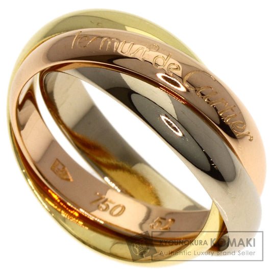 CARTIER Trinity #52 Ring K18 Yellow Gold K18 White GoldLadies [Used]