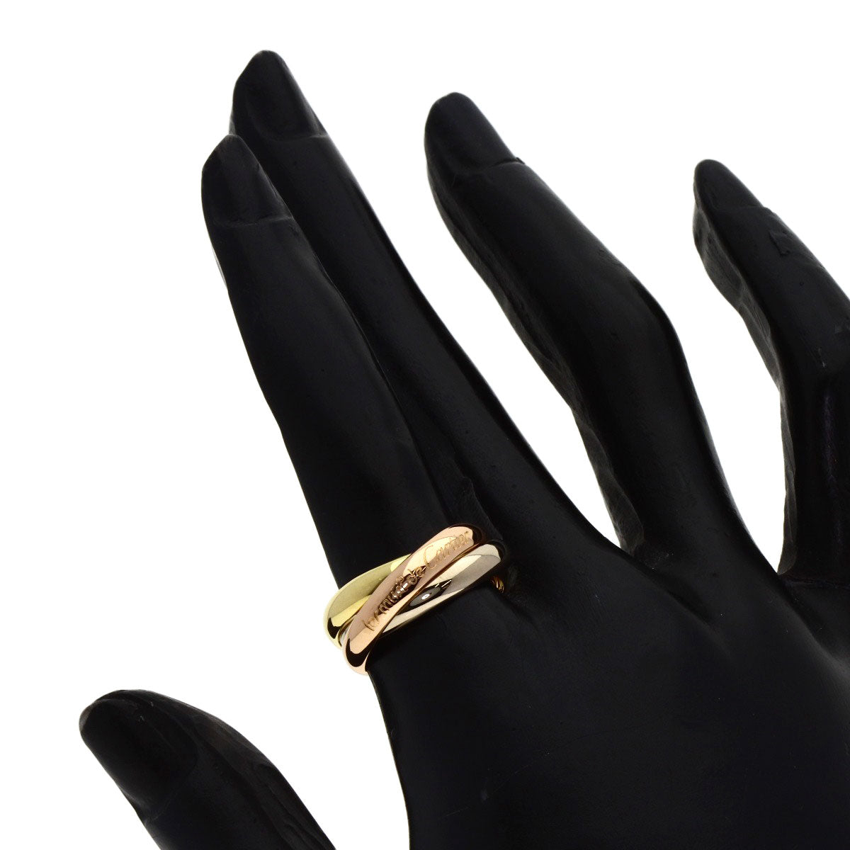 CARTIER Trinity #52 Ring K18 Yellow Gold K18 White GoldLadies [Used]