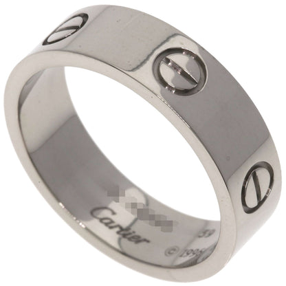 CARTIER love ring #59 Ring K18 White Gold Ladies [Used]