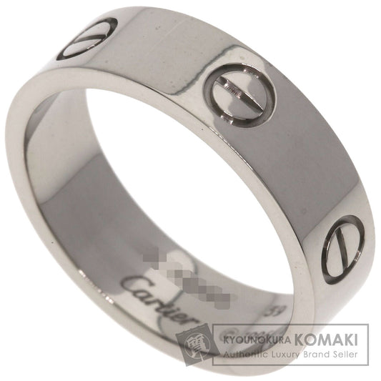 CARTIER love ring #59 Ring K18 White Gold Ladies [Used]