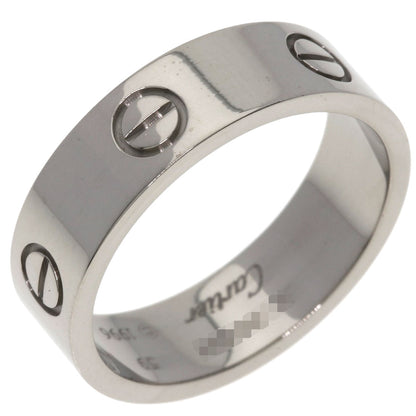 CARTIER love ring #59 Ring K18 White Gold Ladies [Used]