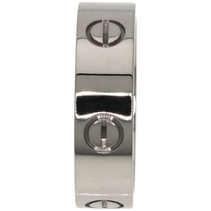 CARTIER love ring #59 Ring K18 White Gold Ladies [Used]