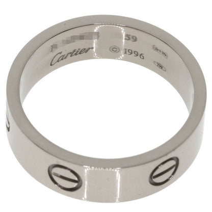 CARTIER love ring #59 Ring K18 White Gold Ladies [Used]