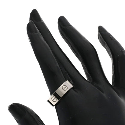 CARTIER love ring #59 Ring K18 White Gold Ladies [Used]