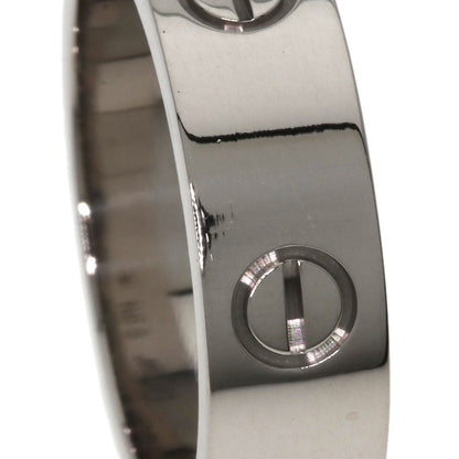 CARTIER love ring #59 Ring K18 White Gold Ladies [Used]