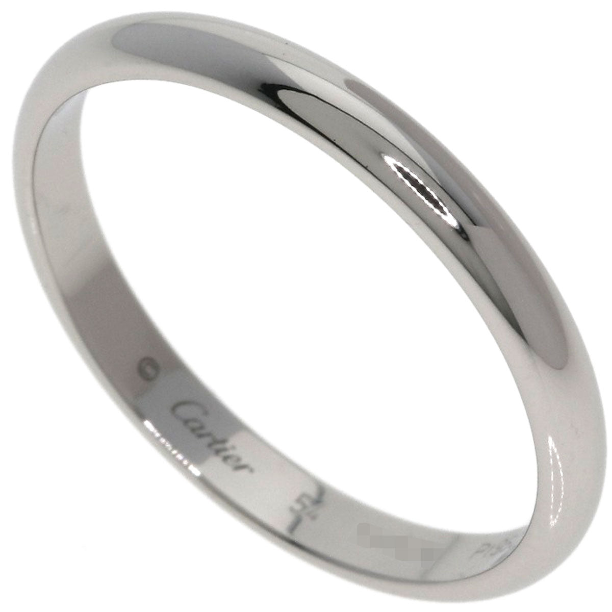 CARTIER Wedding # 54 Ring Platinum PT950 Ladies [Used]