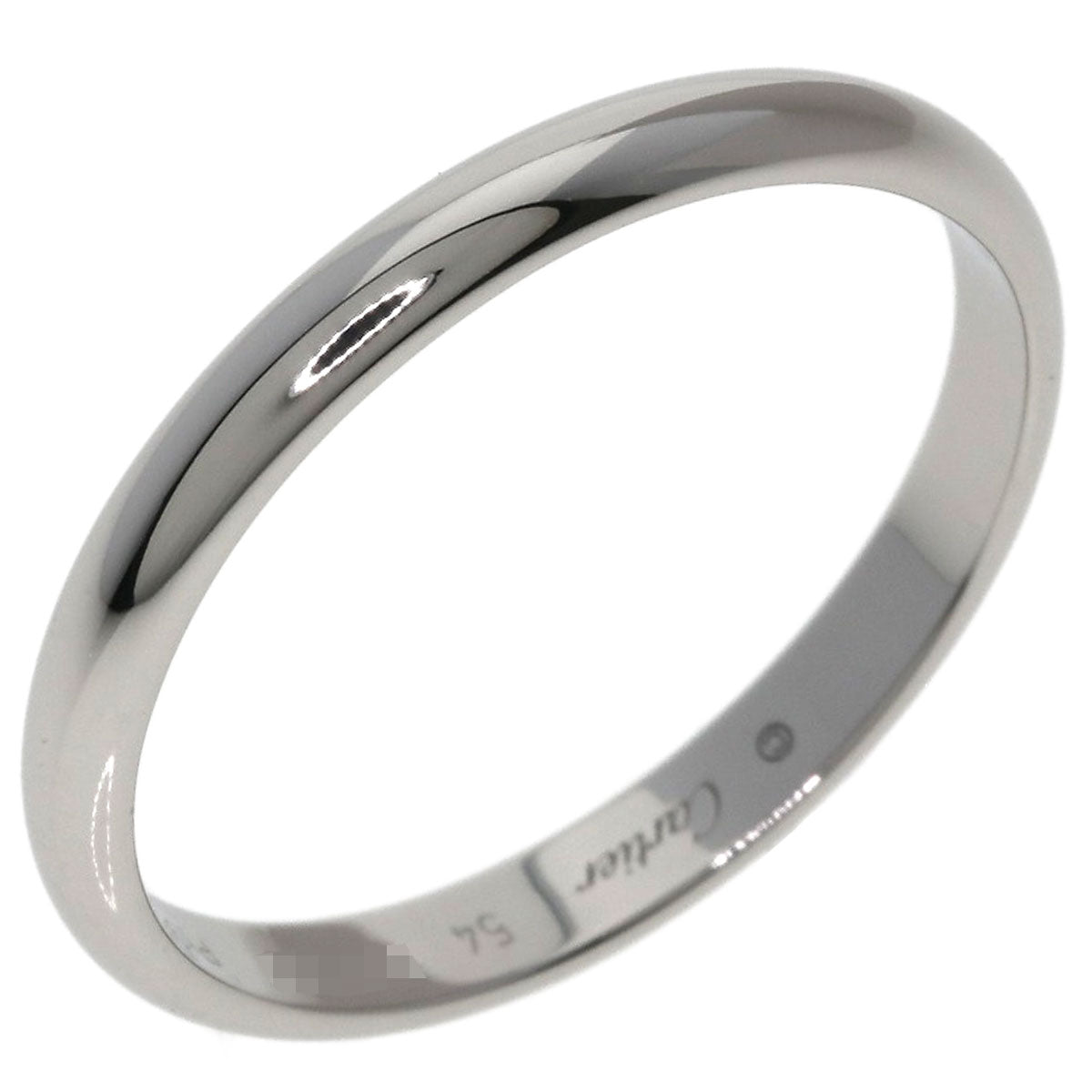 CARTIER Wedding # 54 Ring Platinum PT950 Ladies [Used]