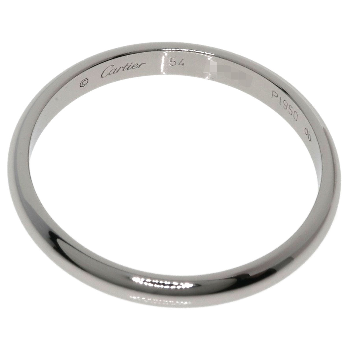 CARTIER Wedding # 54 Ring Platinum PT950 Ladies [Used]