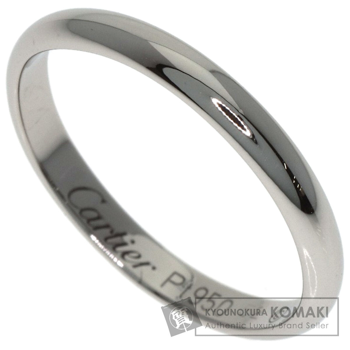 CARTIER Wedding #52 Ring Platinum PT950 Ladies [Used]