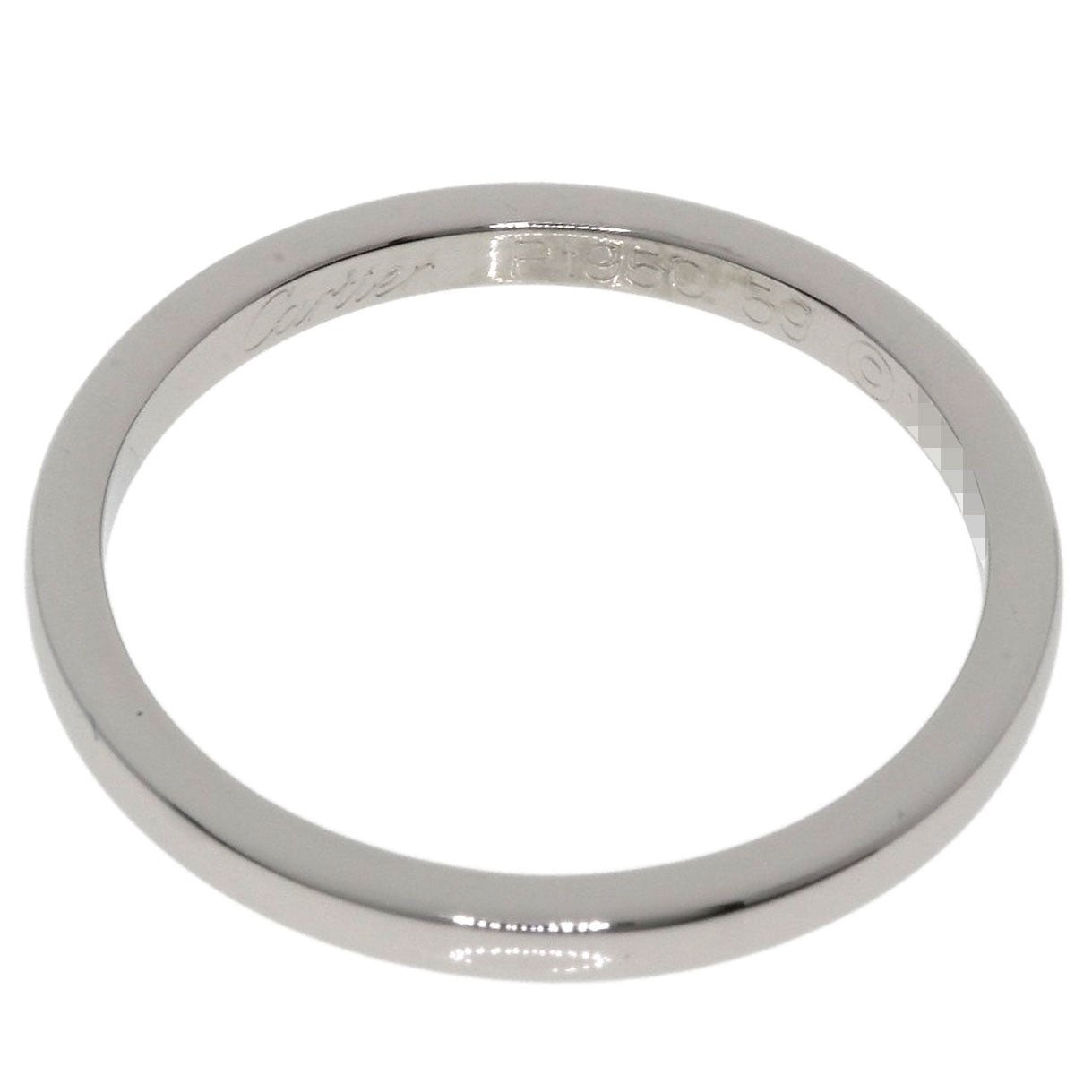 CARTIER Wedding # 59 Ring Platinum PT950 Ladies [Used]