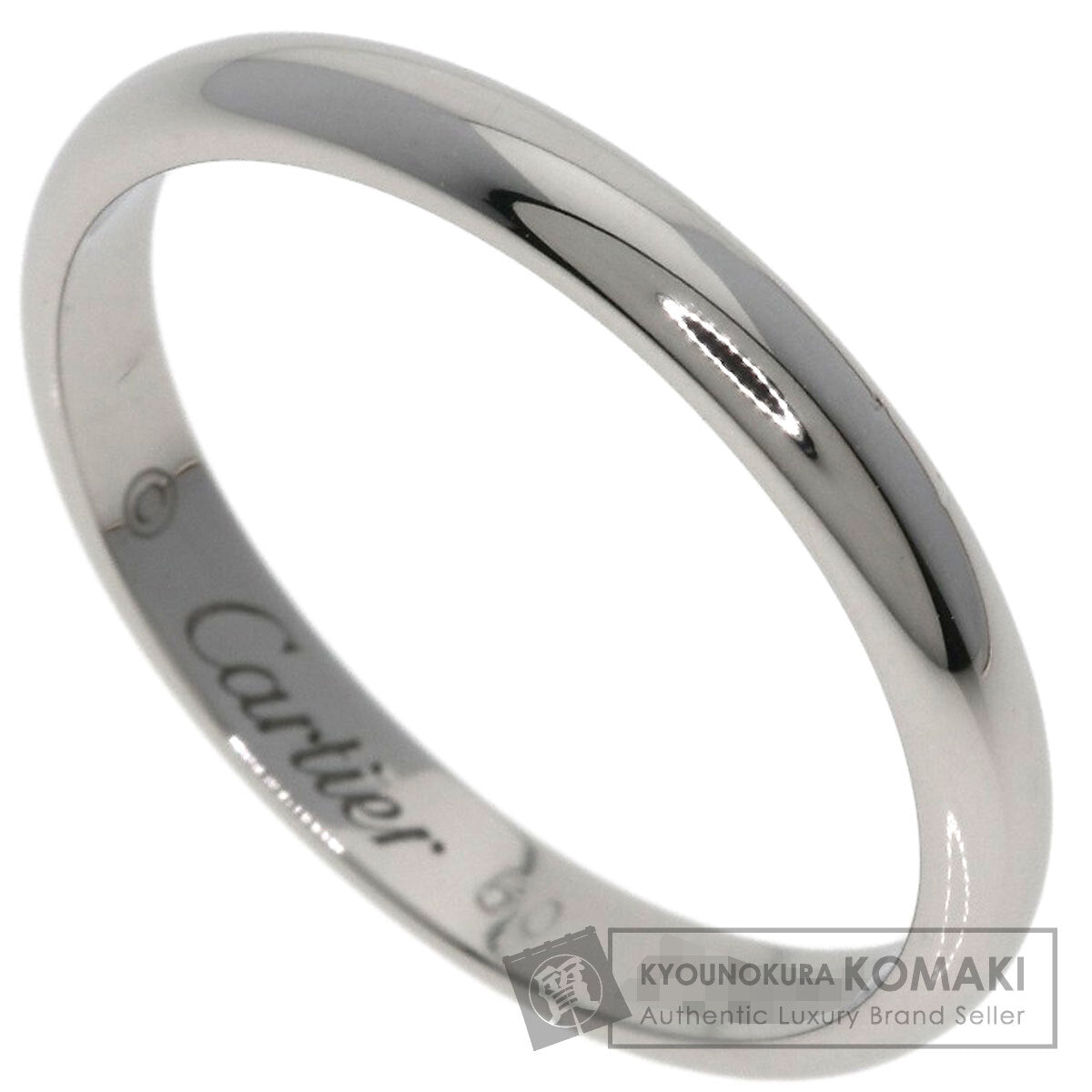 CARTIER Wedding #50 Ring Platinum PT950 Ladies [Used]