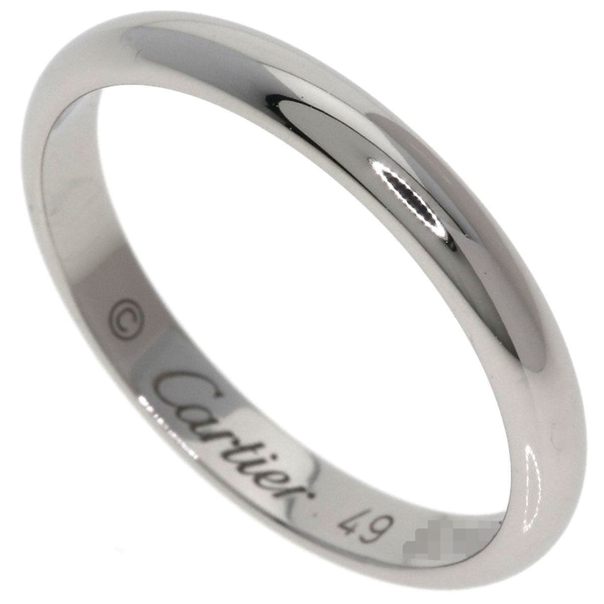 CARTIER Wedding #49 Ring Platinum PT950 Ladies [Used]