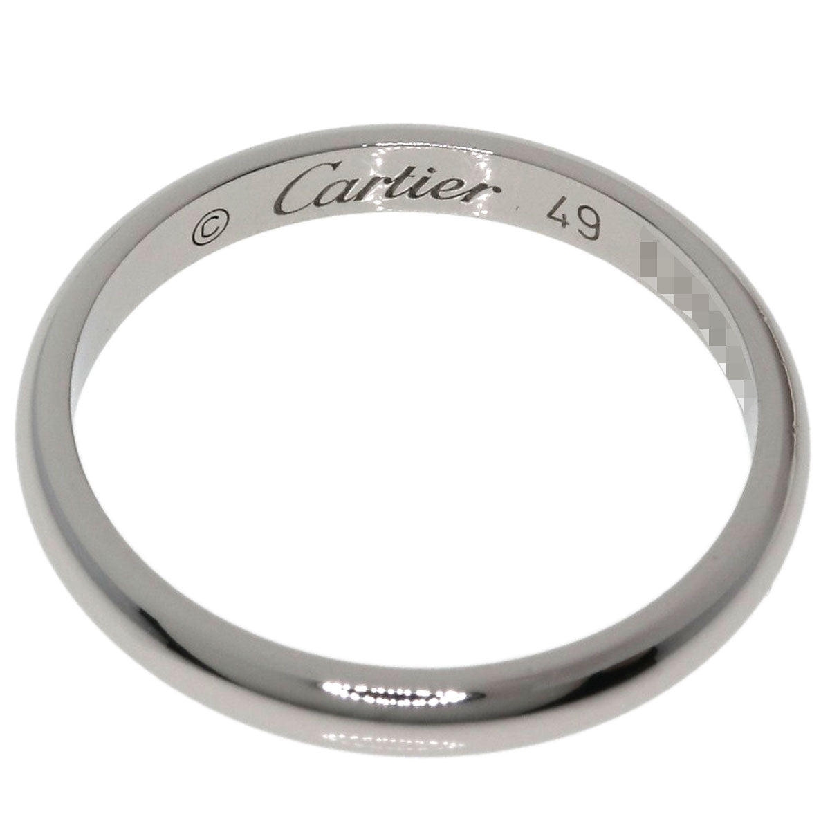 CARTIER Wedding #49 Ring Platinum PT950 Ladies [Used]