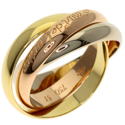 CARTIER Trinity #51 Ring K18 Yellow Gold K18 White GoldLadies [Used]
